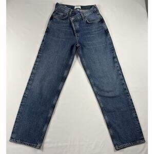 Agolde Arc Criss Cross Relaxed Jeans Size 23